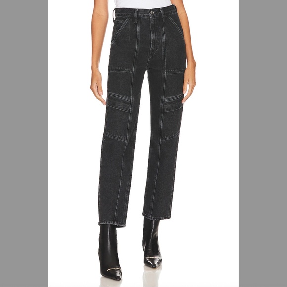 Agolde Denim - AGOLDE Cooper Cargo Jeans New 24 Black